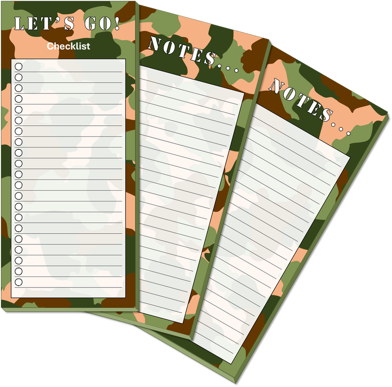 3pk Notepads - Classic Camo