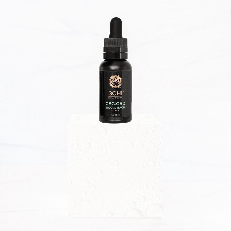 3Chi: CBG-CBD Tincture 1000mg Each