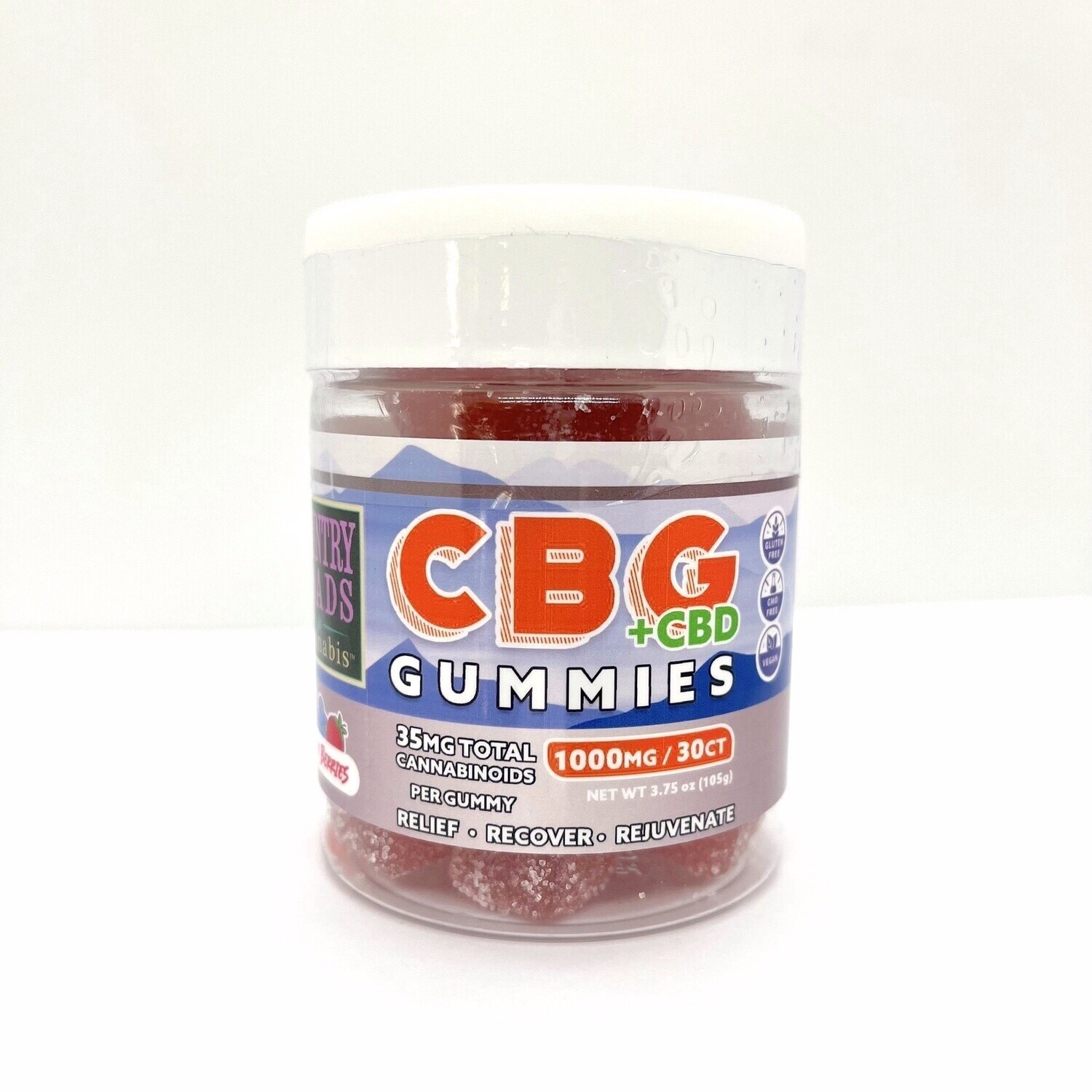 Country Roads: CBD + CBG Gummies