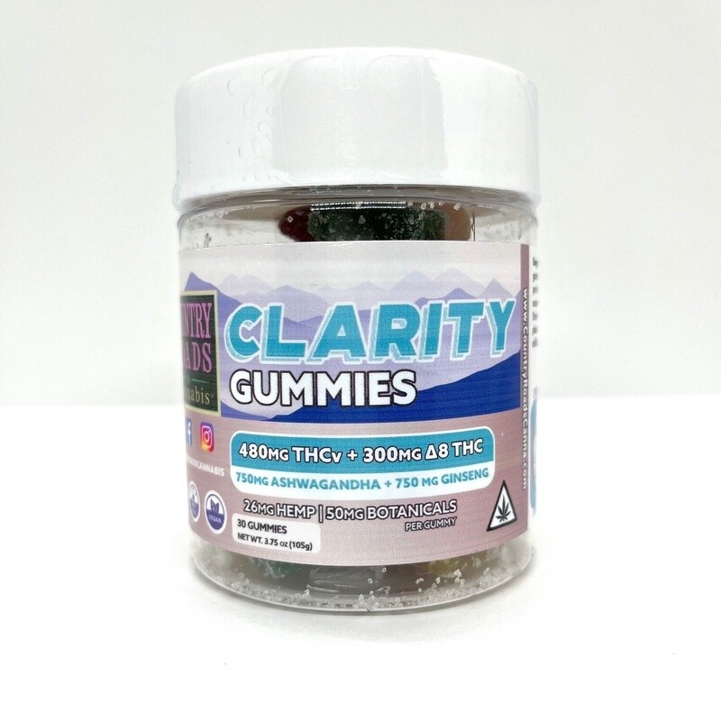 Country Roads: Clarity THCv + Delta 8 THC Gummies