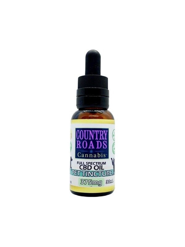 Country Roads: Pet CBD Tincture 375mg