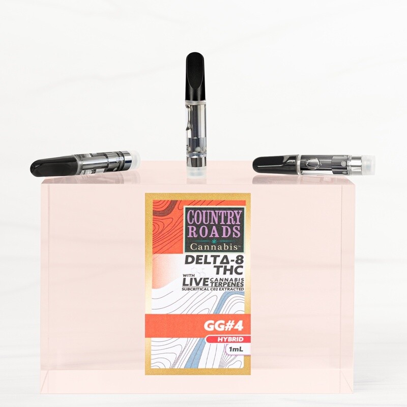 Country Roads: Delta 8 THC Vape Cartridges