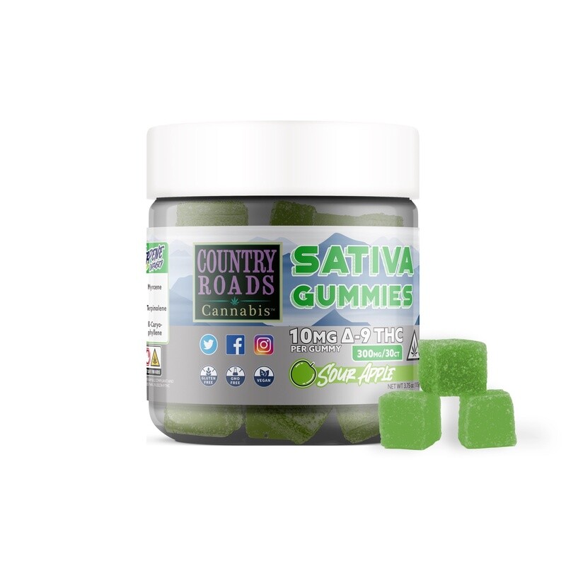 Country Roads: Delta 9 THC Sativa Gummies