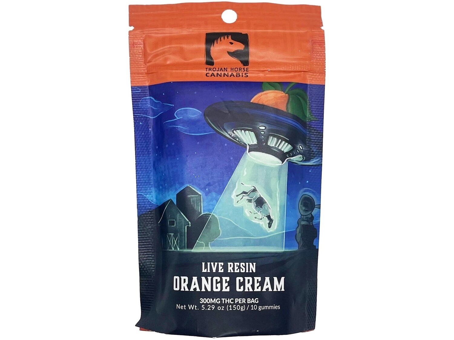 Trojan Horse Cannabis: 30mg THC Live Resin Gummies - 10ct