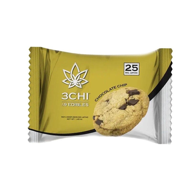 3Chi: Delta 9 THC 25mg Chocolate Chip Cookie