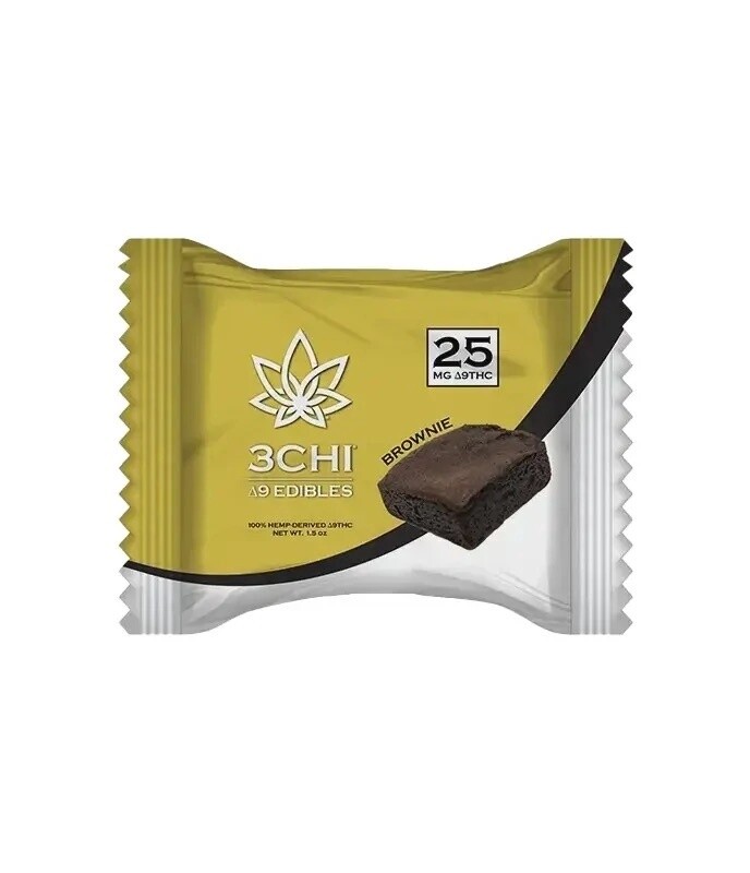 3Chi: Delta 9 THC Brownie 25mg