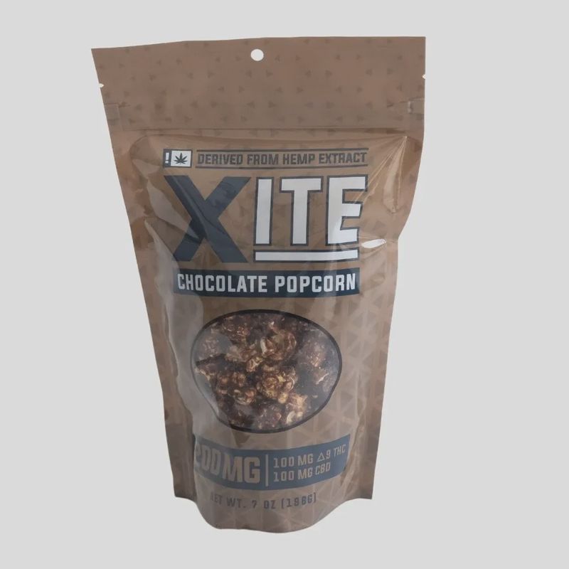 Xite: 200mg Chocolate Popcorn 1:1 THC/CBD