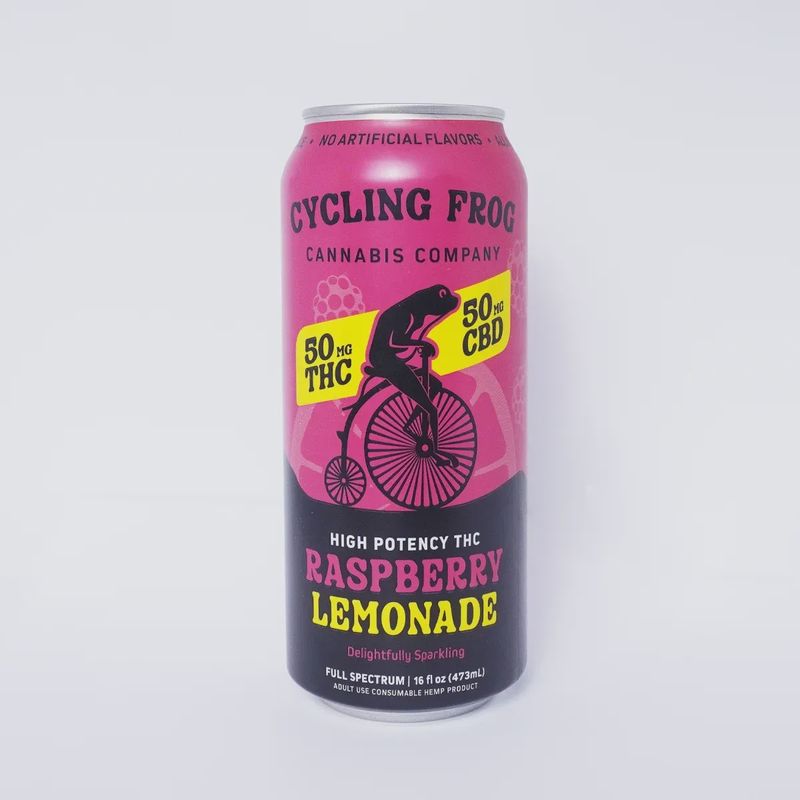 Cycling Frog: THC + CBD Raspberry Lemonade Single