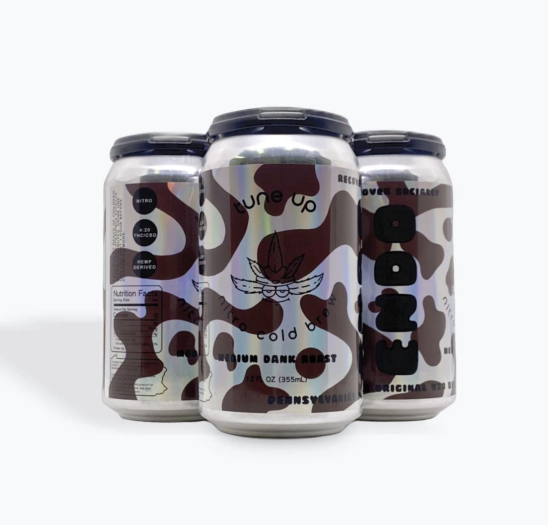 Endo Medium Dank Roast THC:CBD Nitro Cold Brew (Single can)