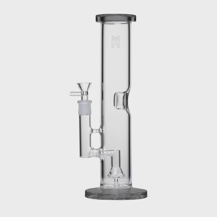Human Grade: 12 Inch Tube Water Pipe, Colour: Black