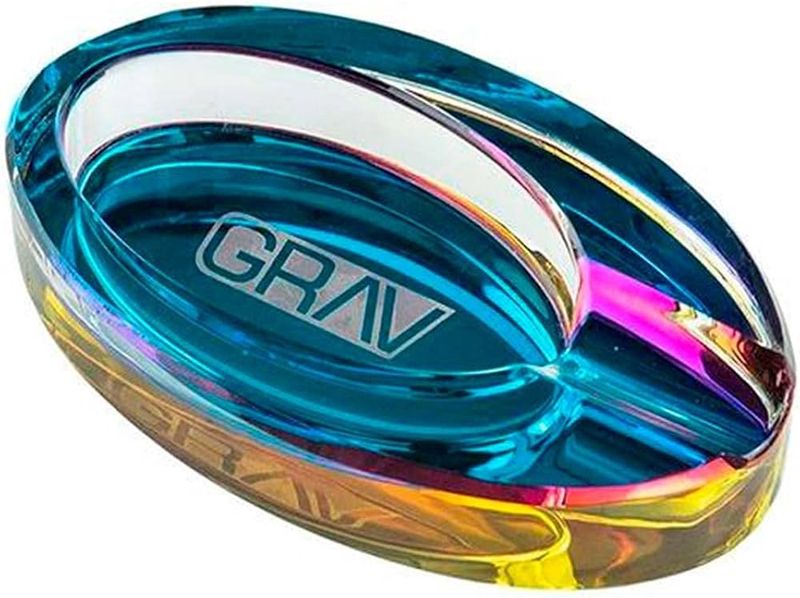 GRAV Ellipse Glass Ashtray
