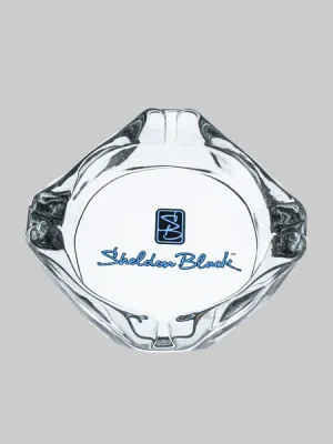 Sheldon Black Glass Ashtray