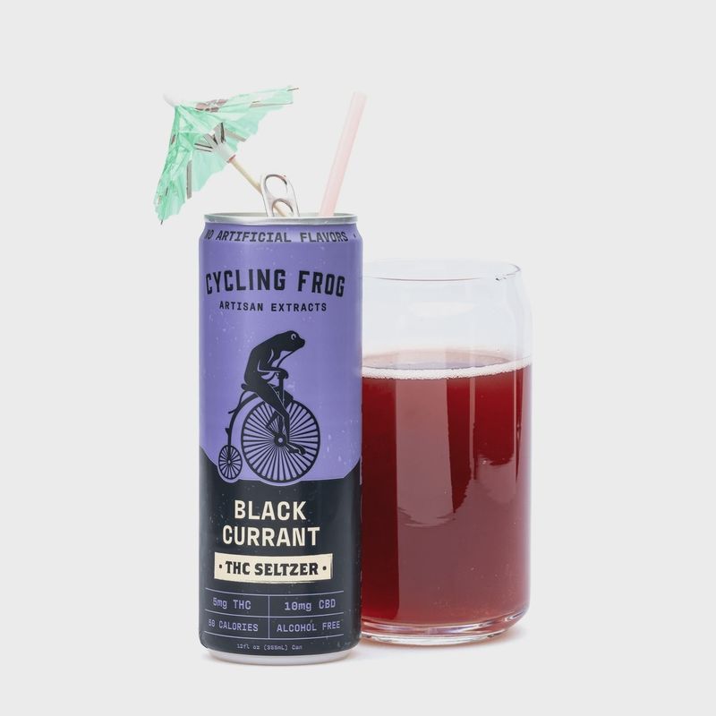 Cycling Frog: Black Currant THC Seltzer