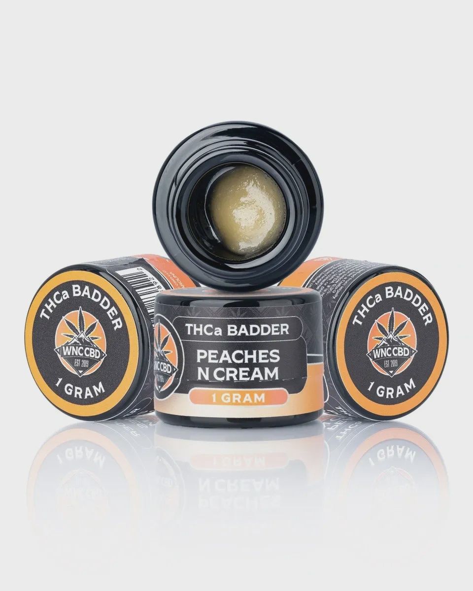 WNC: Peaches N&#39; Cream THCa Badder 3.5g