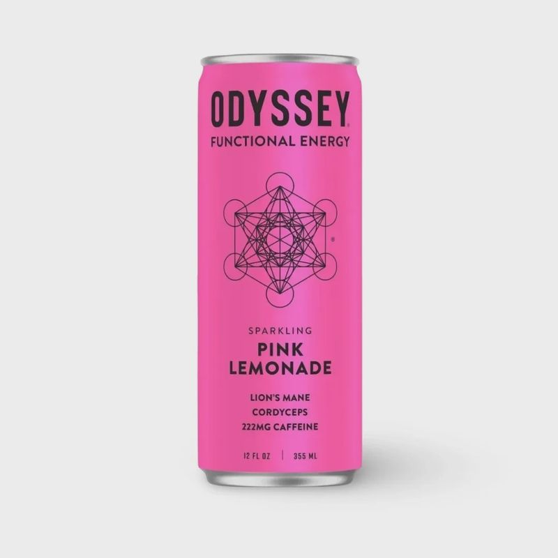 Odyssey: Pink Lemonade 222 Sparkling Mushroom Energy Elixir