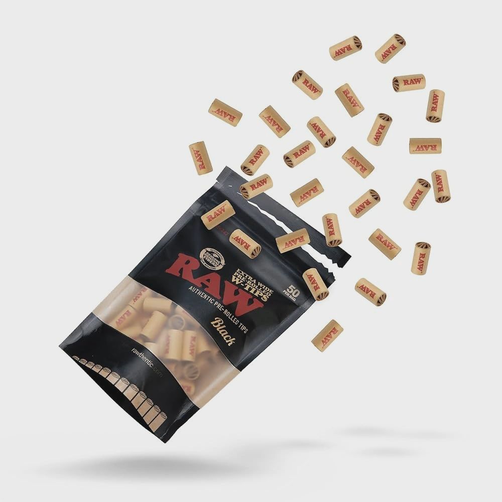 RAW Black Extra Wide Filter Tips