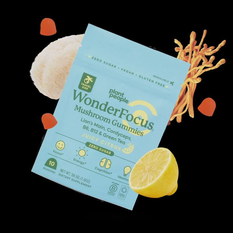 Plant People: WonderFocus Mushroom Gummies | 10ct