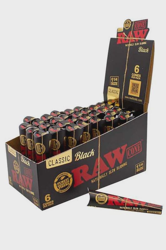 RAW Black Cones - 1 1/4