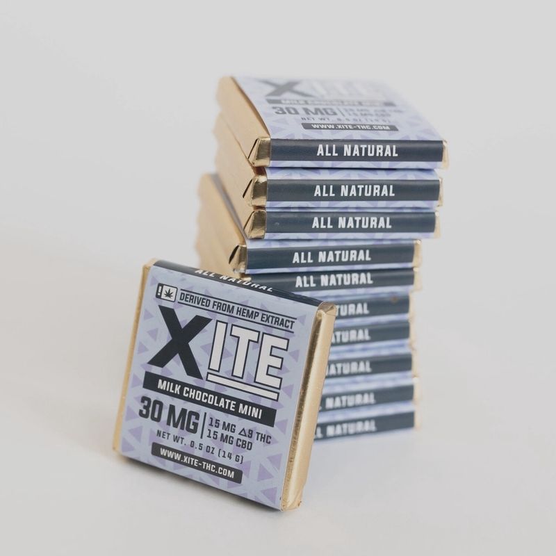 Xite: Milk Chocolate Mini's 1:1 THC-CBD
