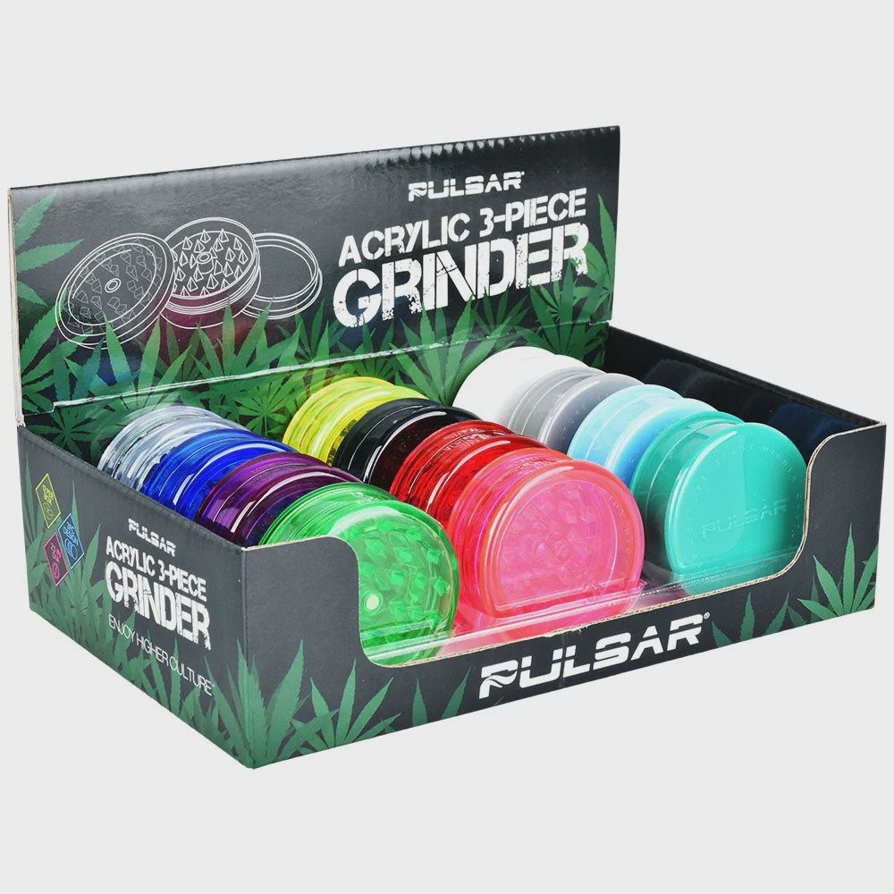Pulsar Acrylic 3pc Grinders