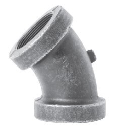 Cast Iron Drainage 45  Degree Elbow Long Turn
