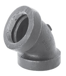 Cast Iron Drainage 60 Degree Elbow Short Turn
