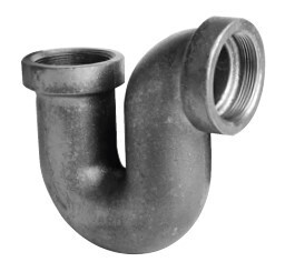 Cast Iron Drainage P Trap Without Cleanout