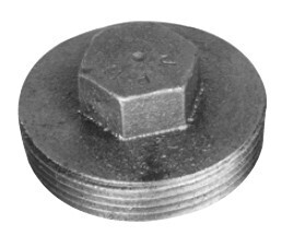 Cast Iron Hex Head Cleanout Plugs Class 125