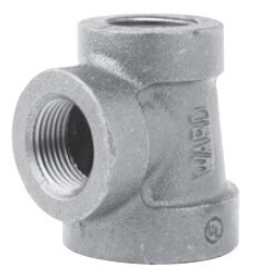 Cast Iron Reducing Tee Class 250