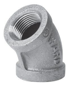 Malleable Iron 45 Degree Elbow Class 150