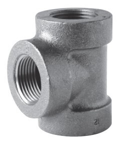 Malleable Iron Straight Tee Class 300