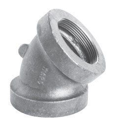 Cast Iron Drainage 45 Degree Elbow Short Turn