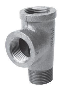Malleable Iron Street Tees Class 150