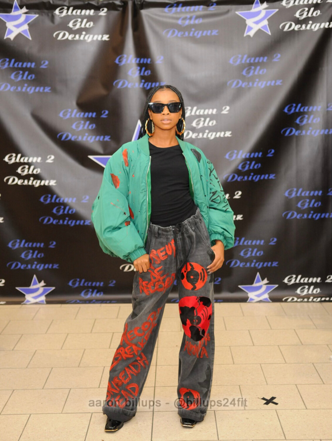 Oversized Record Breaker Bomber Jacket