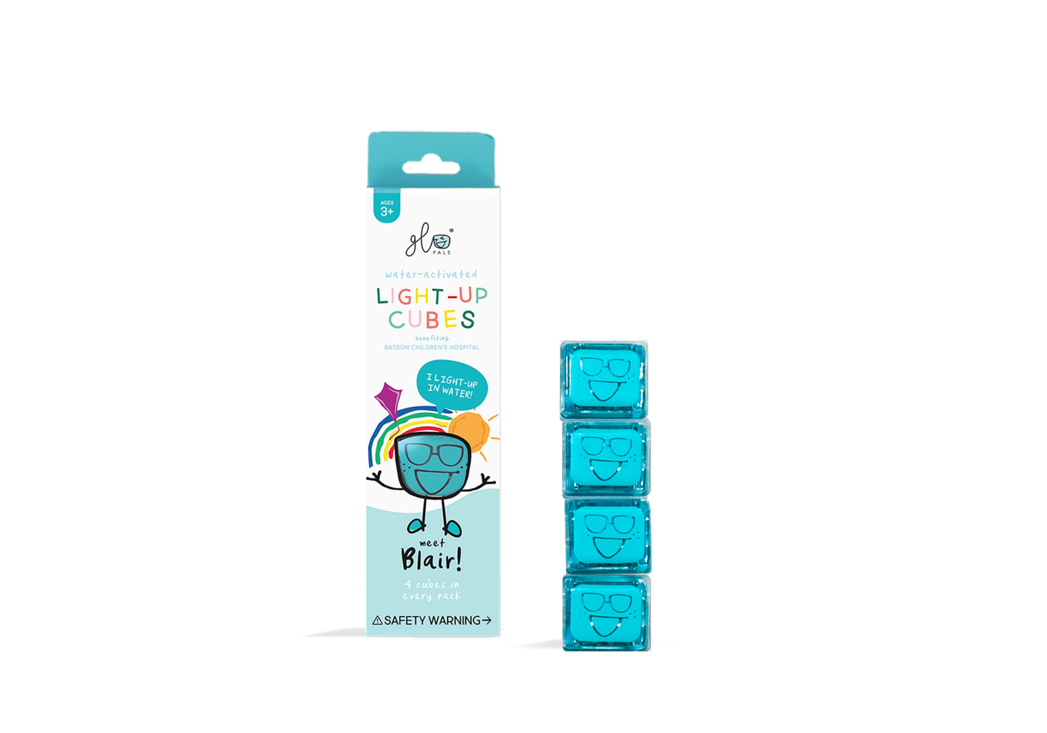GLO PALS 4-PACK BLUE (BLAIR)
