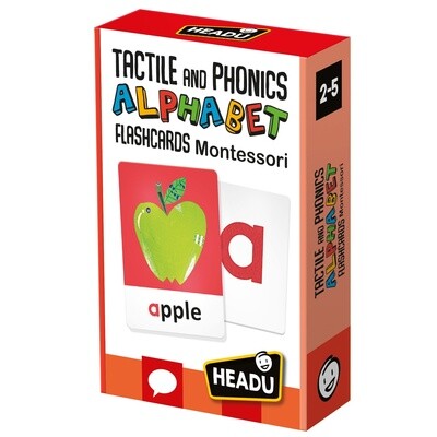 Montessori Flashcards Tactile and Phonics Alphabet