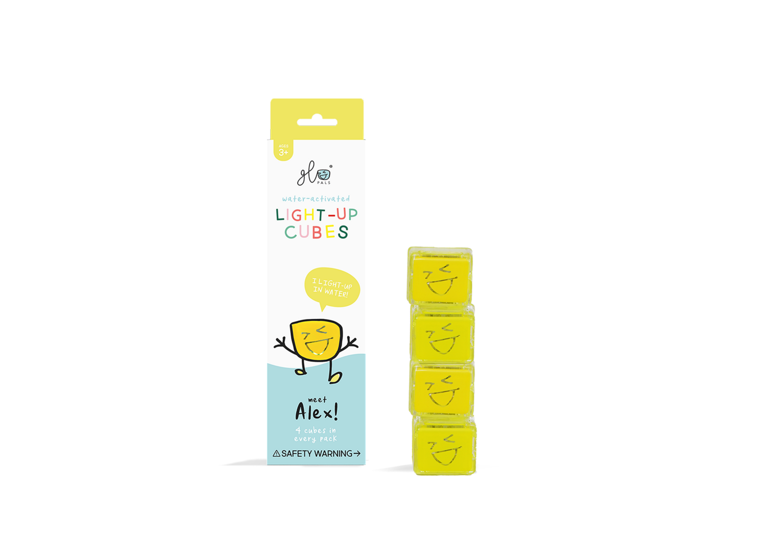GLO PALS 4-PACK YELLOW (ALEX)
