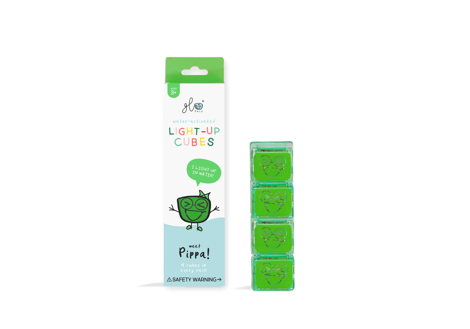 GLO PALS 4-PACK GREEN (PIPPA)