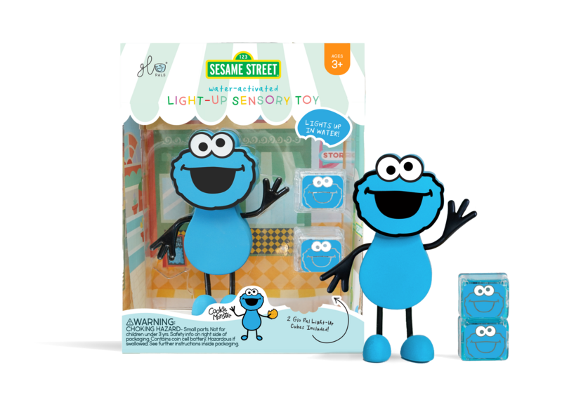 GLO PALS X SESAME STREET  COOKIE MONSTER CHARACTER