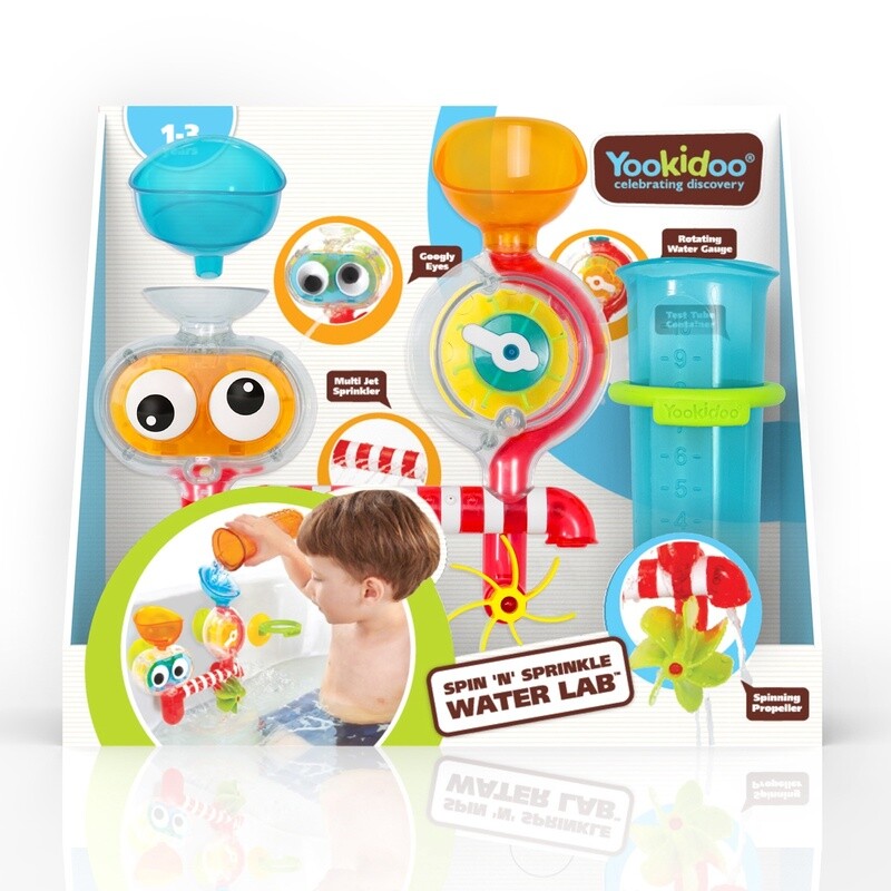 Spin &#39;N&#39; Sprinkle Water Lab -  Transparent
