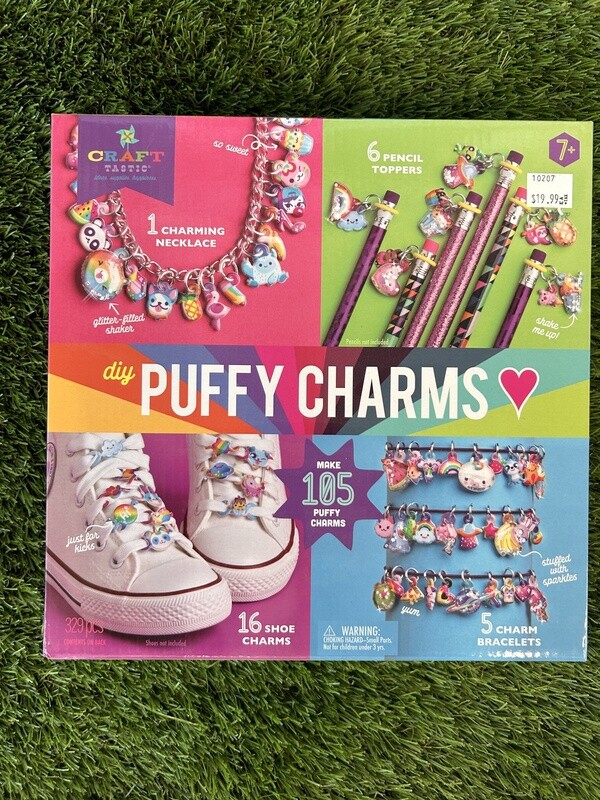 Craft-tastic DIY Puffy Charms
