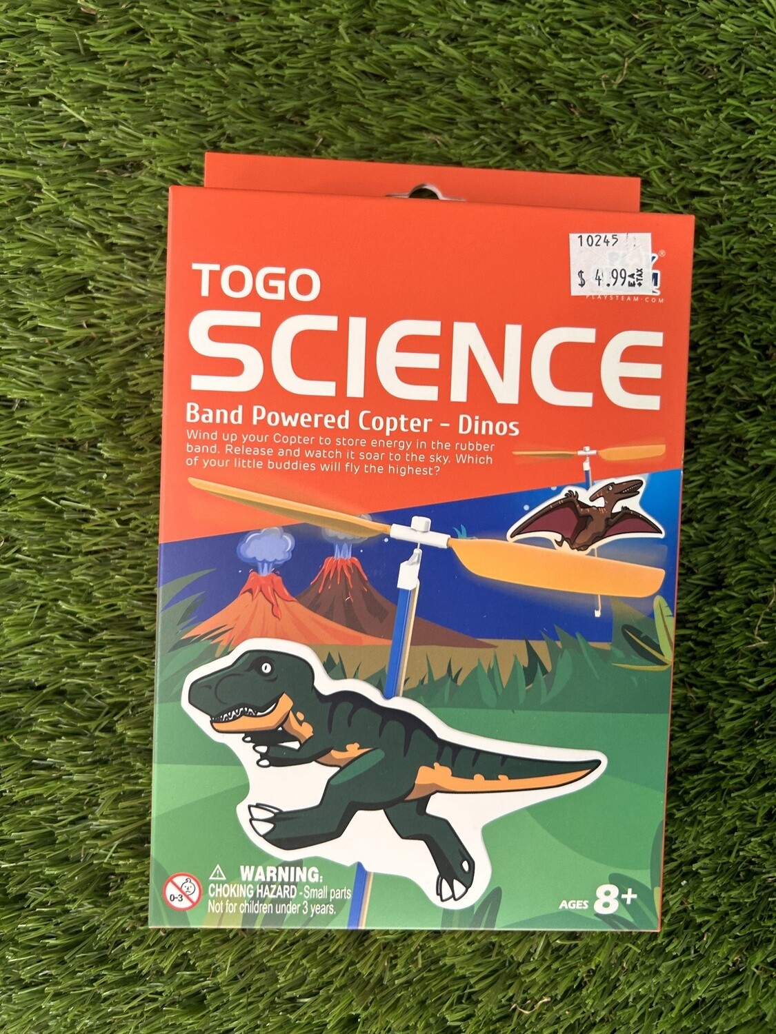 Band Powered Copter - Dinos