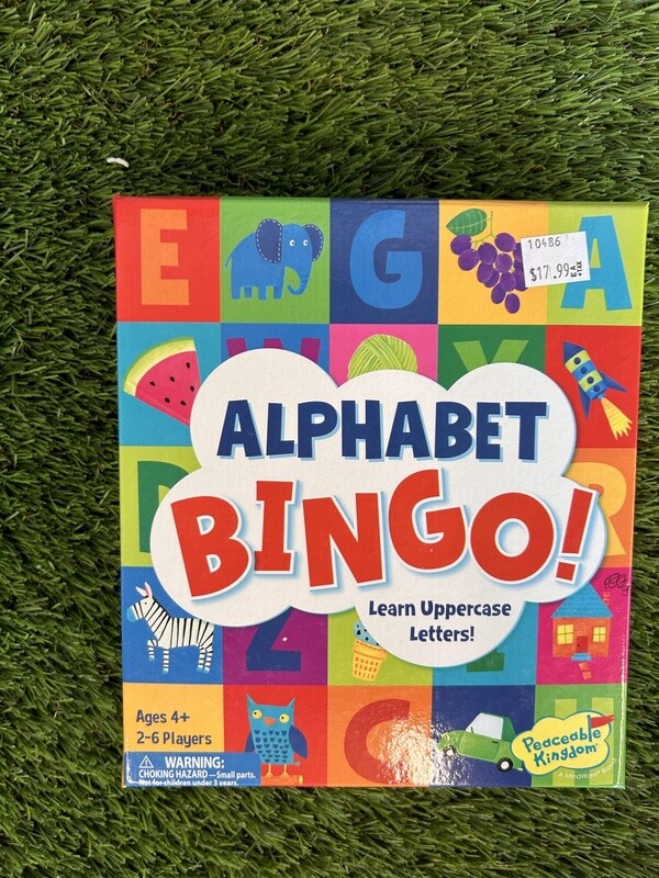 BINGO: ALPHABET BINGO!