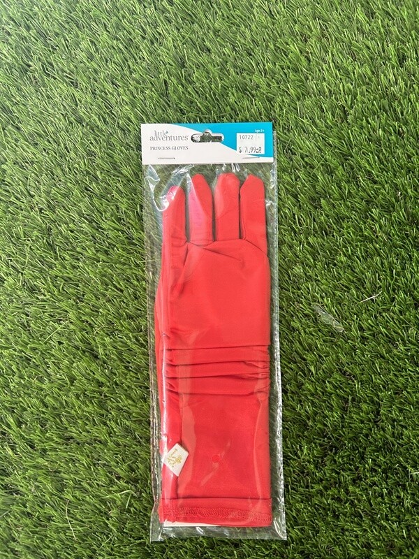 Princess Gloves Red