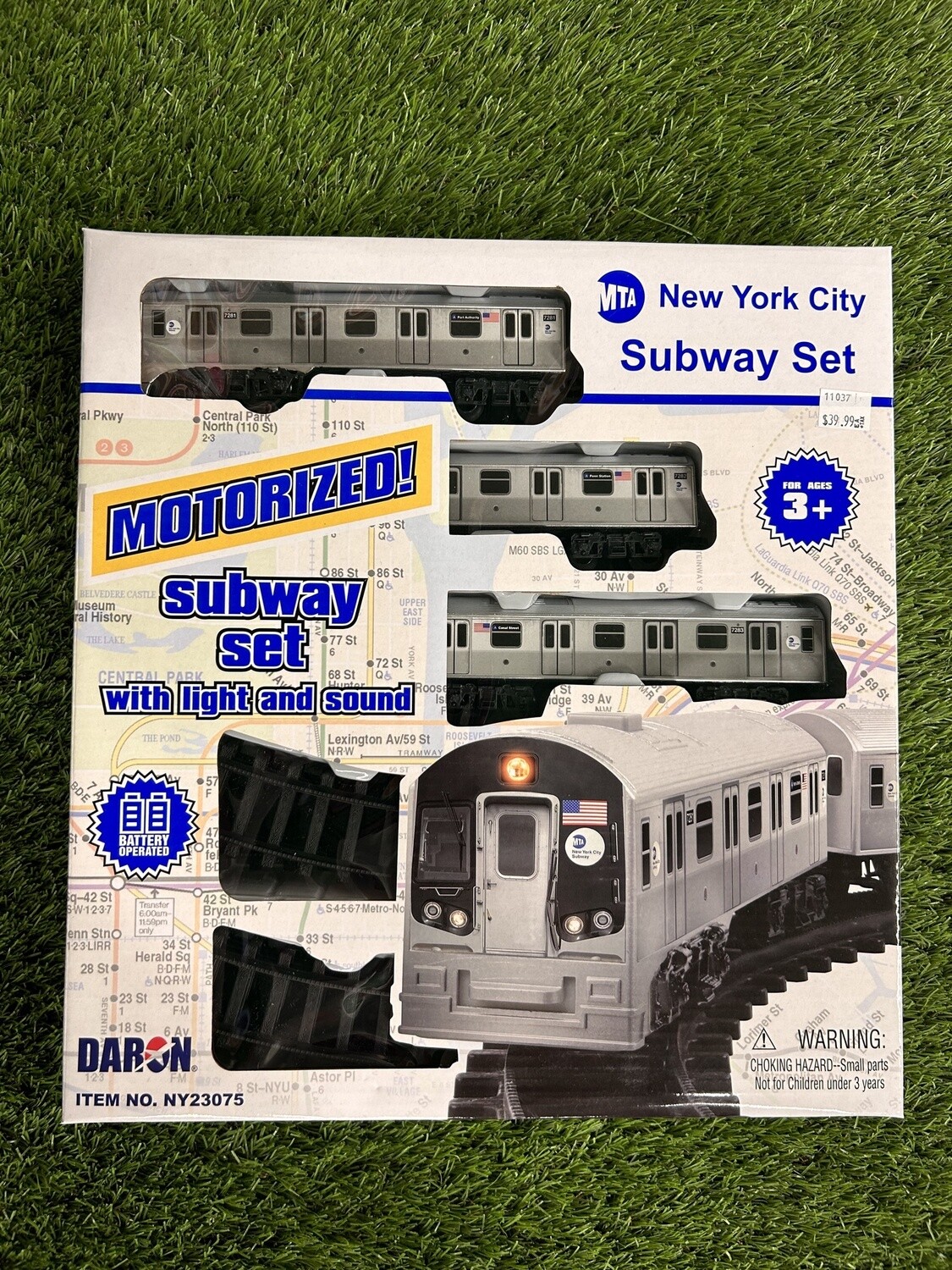 MTA 3 Piece Train Set W/ Track