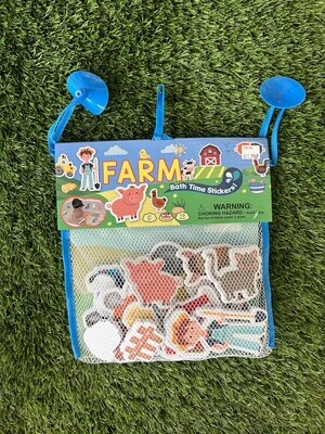 BATH STICKERS-FARM (in bag)