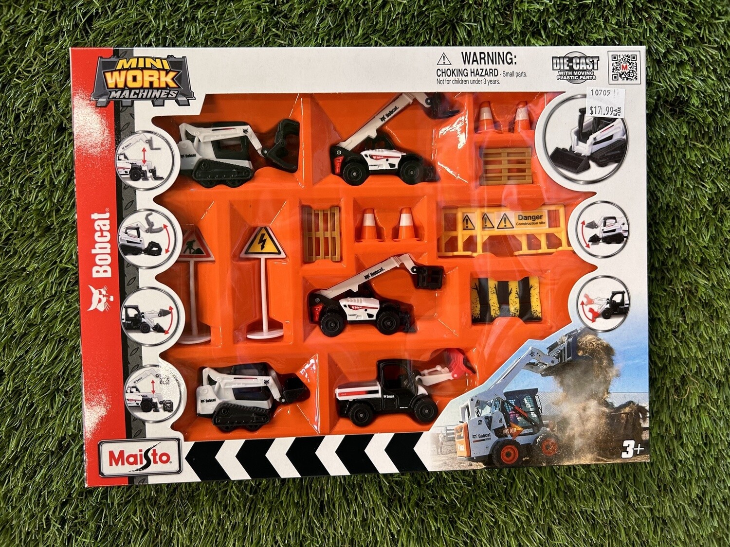 Mini Work Machines Bobcat Set
