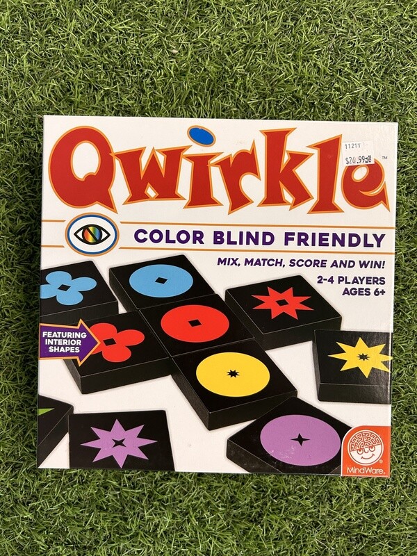 QWIRKLE: COLOR BLIND FRIENDLY EDITION