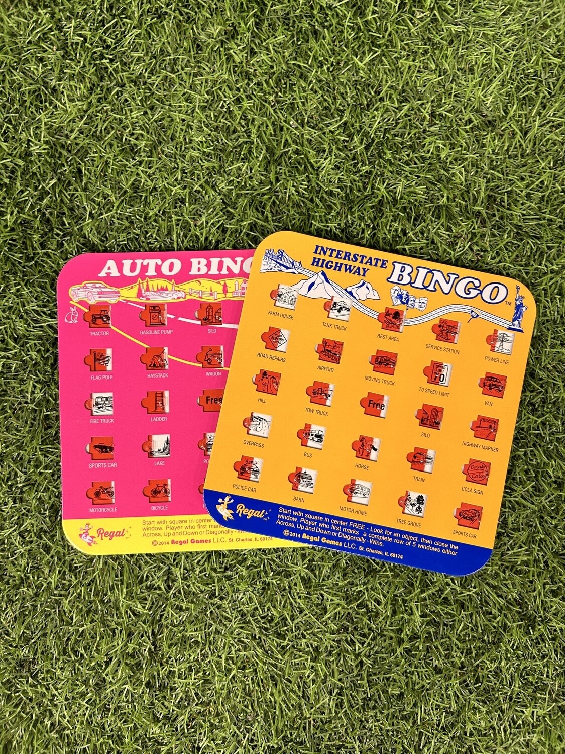 Travel Bingo Cards