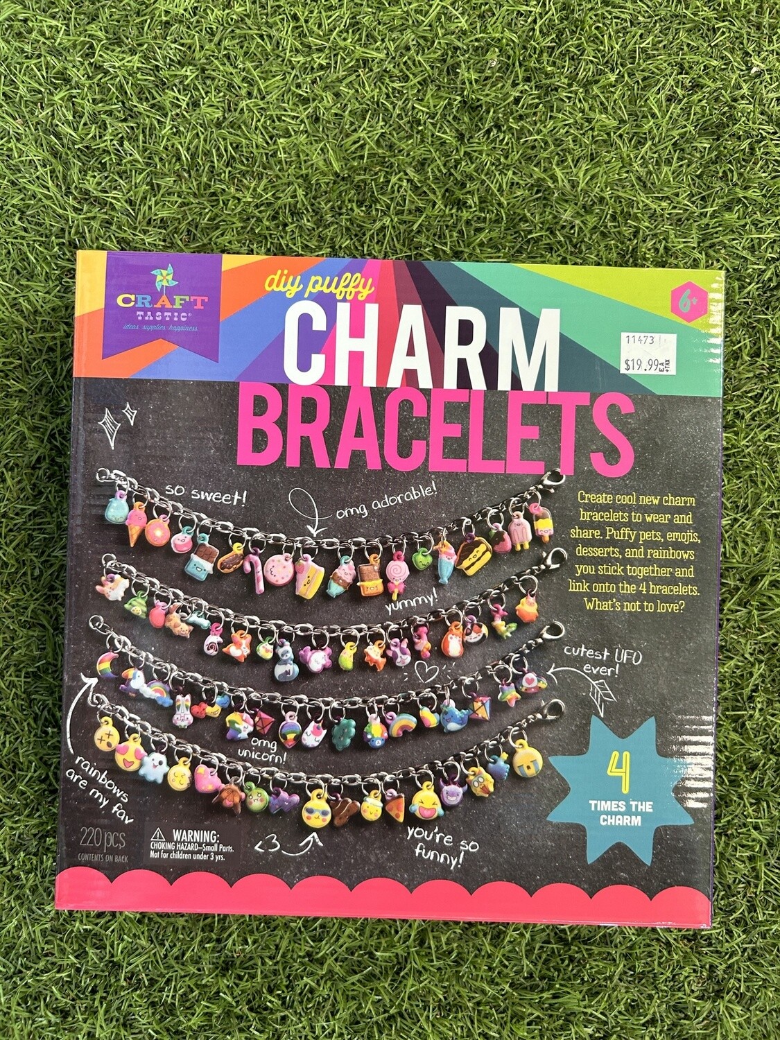 DIY Puffy Charm Braclets